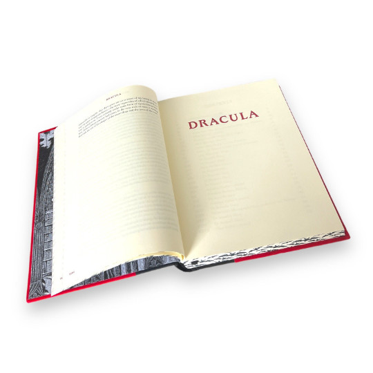 DRACULA by Bram Stoker Deluxe Flannel Bound Illustrated Collectible Edition NEW