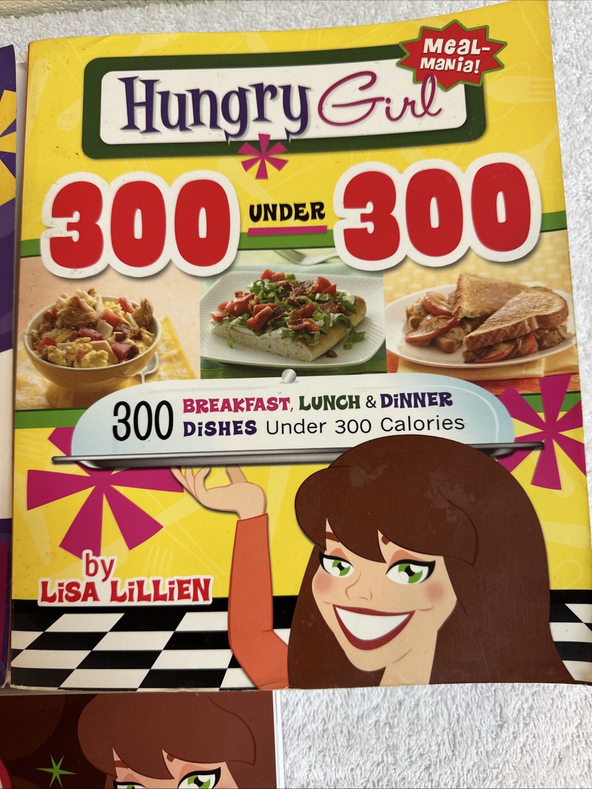 Hungry Girl by Lisa Lillien Set of 3 Recipe Books Paperback
