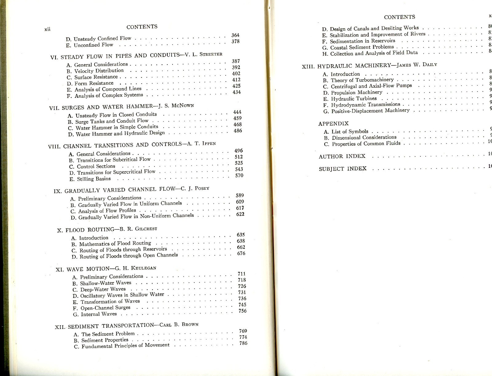 Engineering Hydraulics, 4th Conference, Iowa Institute of Research, HC Book, ’49