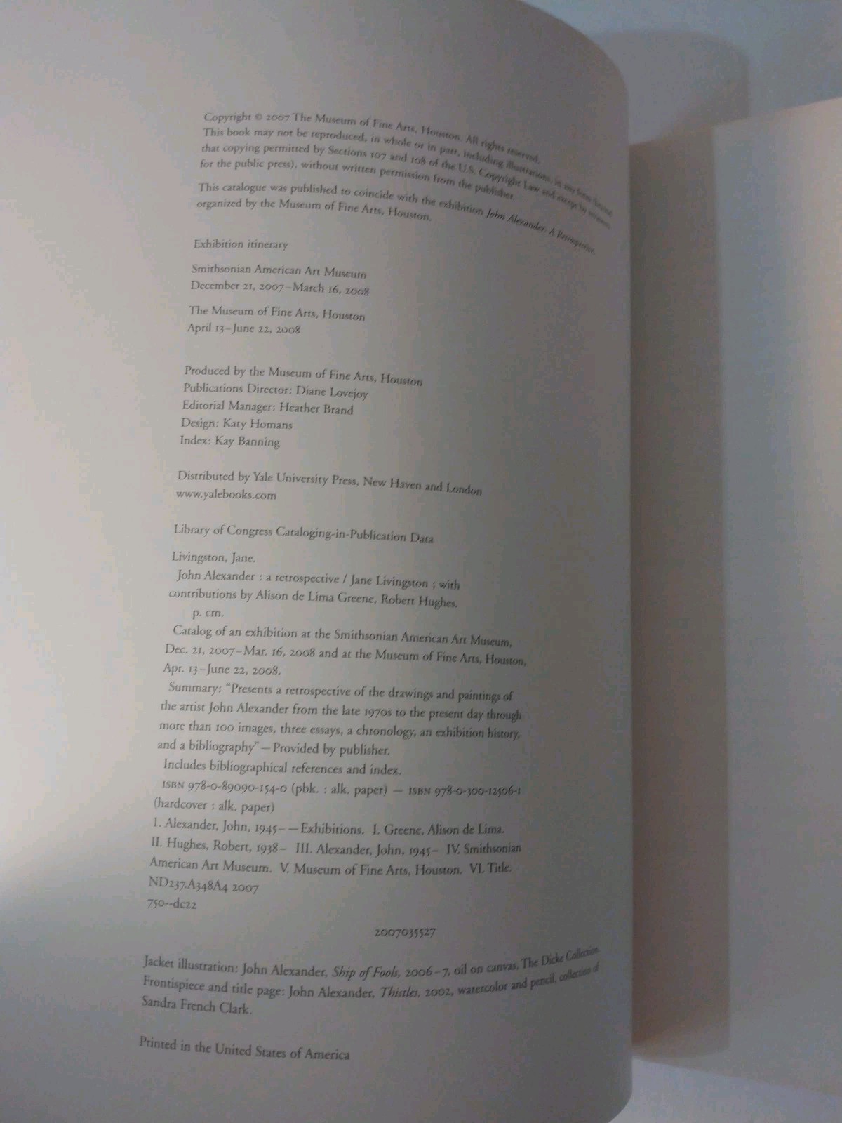 John Alexander : A Retrospective by Jane Livingston and John Alexander 2007