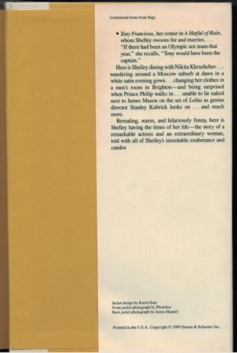Shelley II – The Middle of My Century ; Hollywood Memoir by Shelley Winters – HC