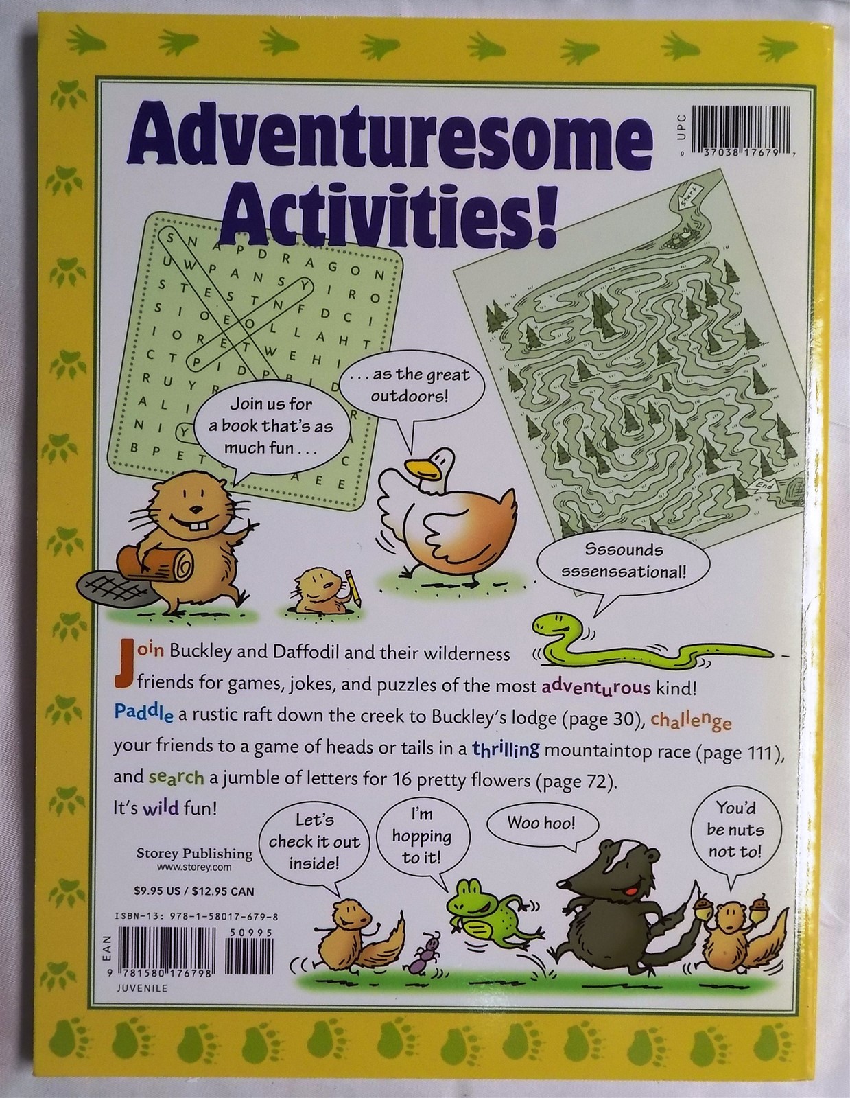 LOT OF 2 Puzzles Books! BARNYARD and GREAT OUTDOORS GAMES & PUZZLES Paperback