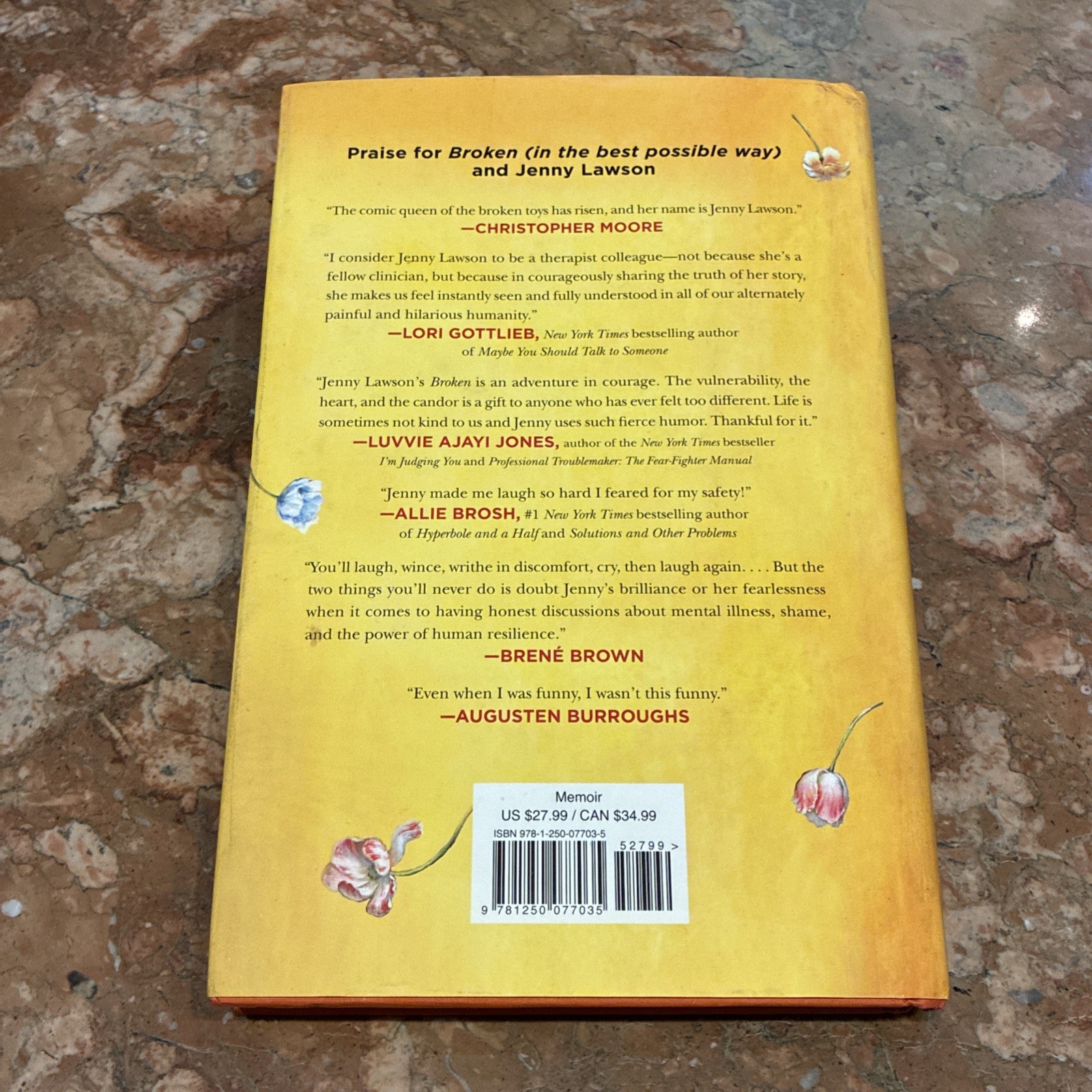 Signed Book Broken In The Best Possible Way Jenny Lawson Humor Books