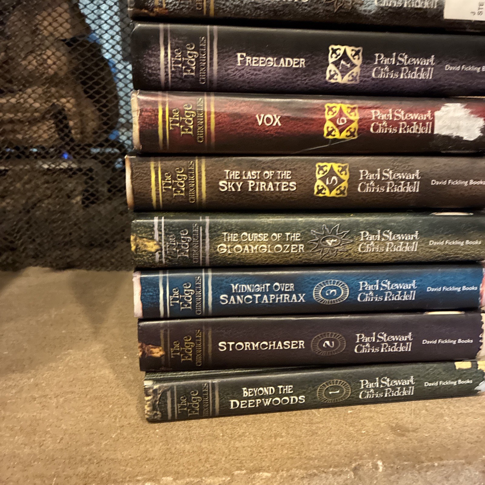 Hardcover Set of The Edge Chronicles 1-9 Paul Stewart Chris Riddell Lot