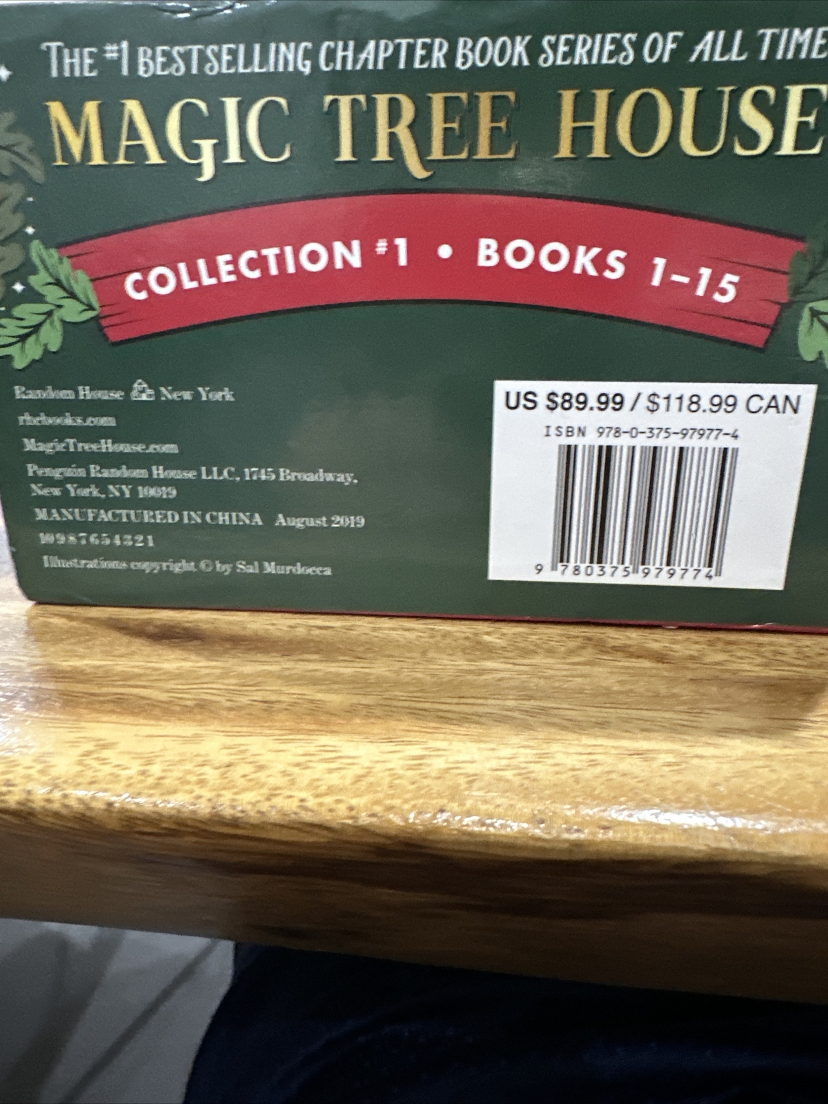 Magic Tree House Collection 1: 1-15 Book Box Set by Mary Pope Osborne NEW