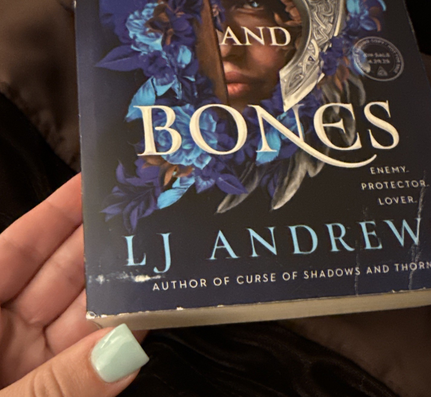 RARE SIGNED Broken Souls and Bones by LJ Andrews ARC Advance Reading Copy