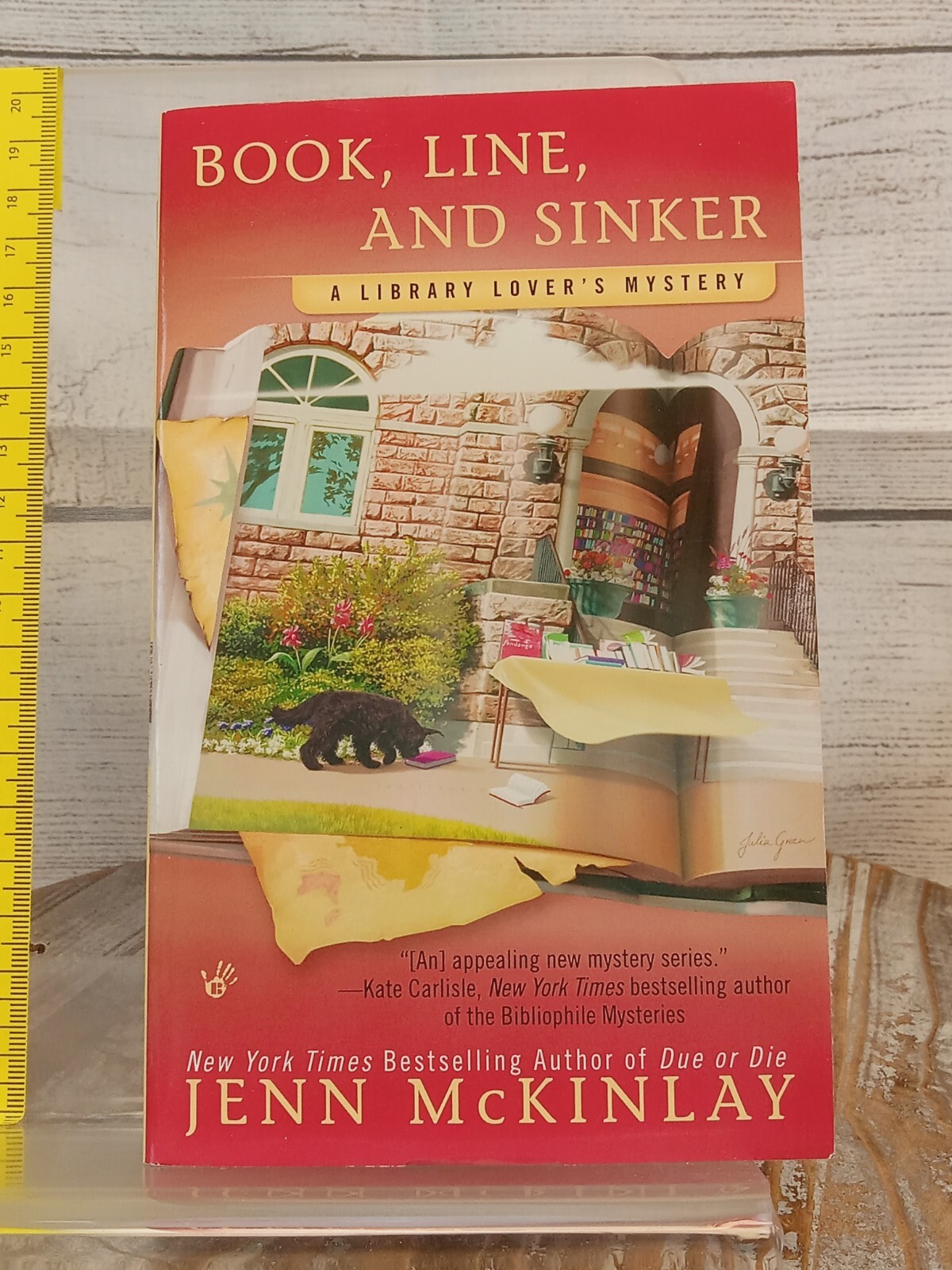 Jenn McKinlay Lot of 3 PB Books of Library Lovers Cozy Mystery Series #2-4
