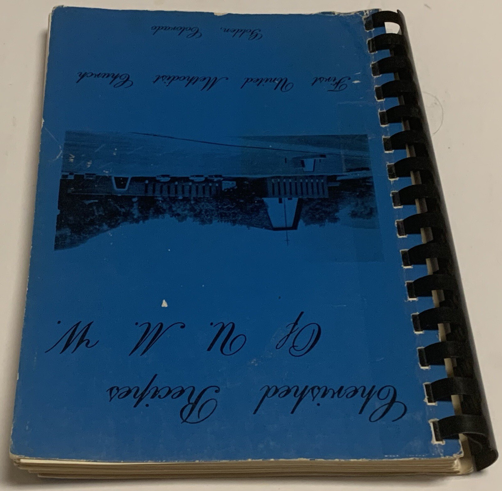 Vtg First United Methodist Church Cherished Recipes Cookbook Golden Colorado CO