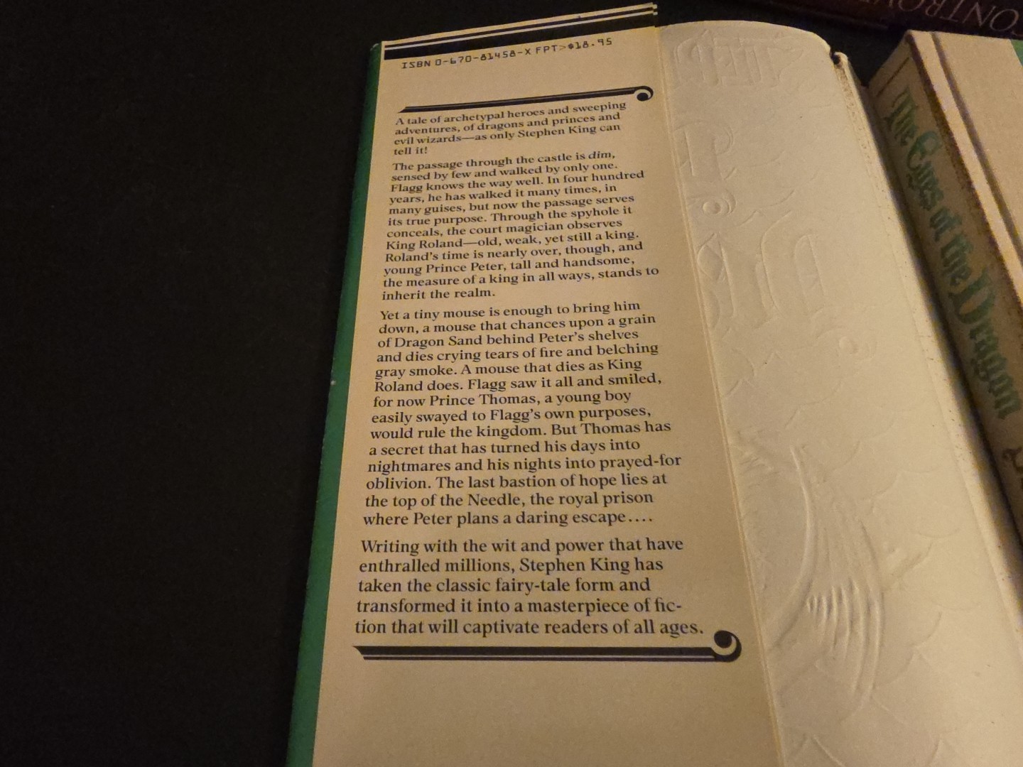 Stephen King • THE EYES OF THE DRAGON • 1st Viking Trade Edition HC • 1987