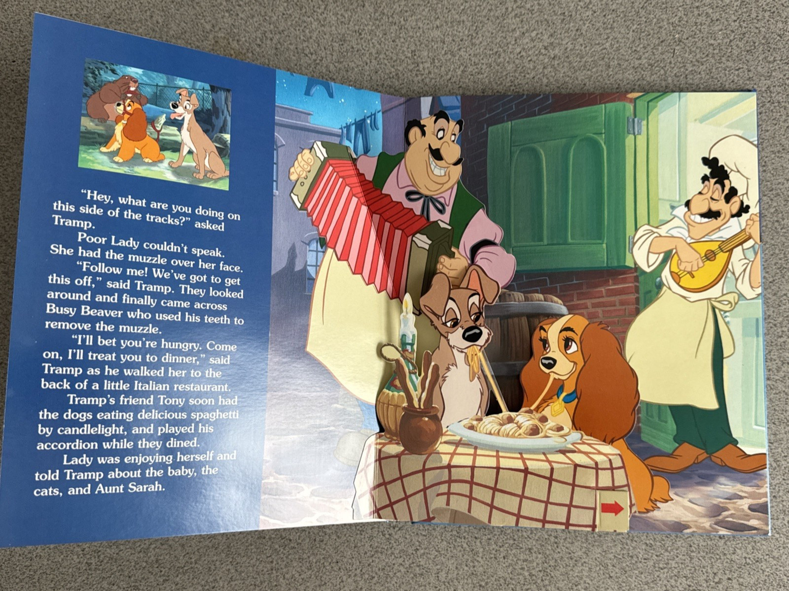 Lady and the Tramp Pop-Up Storybook -Walt Disney – Bendon Publishing Inter 2006