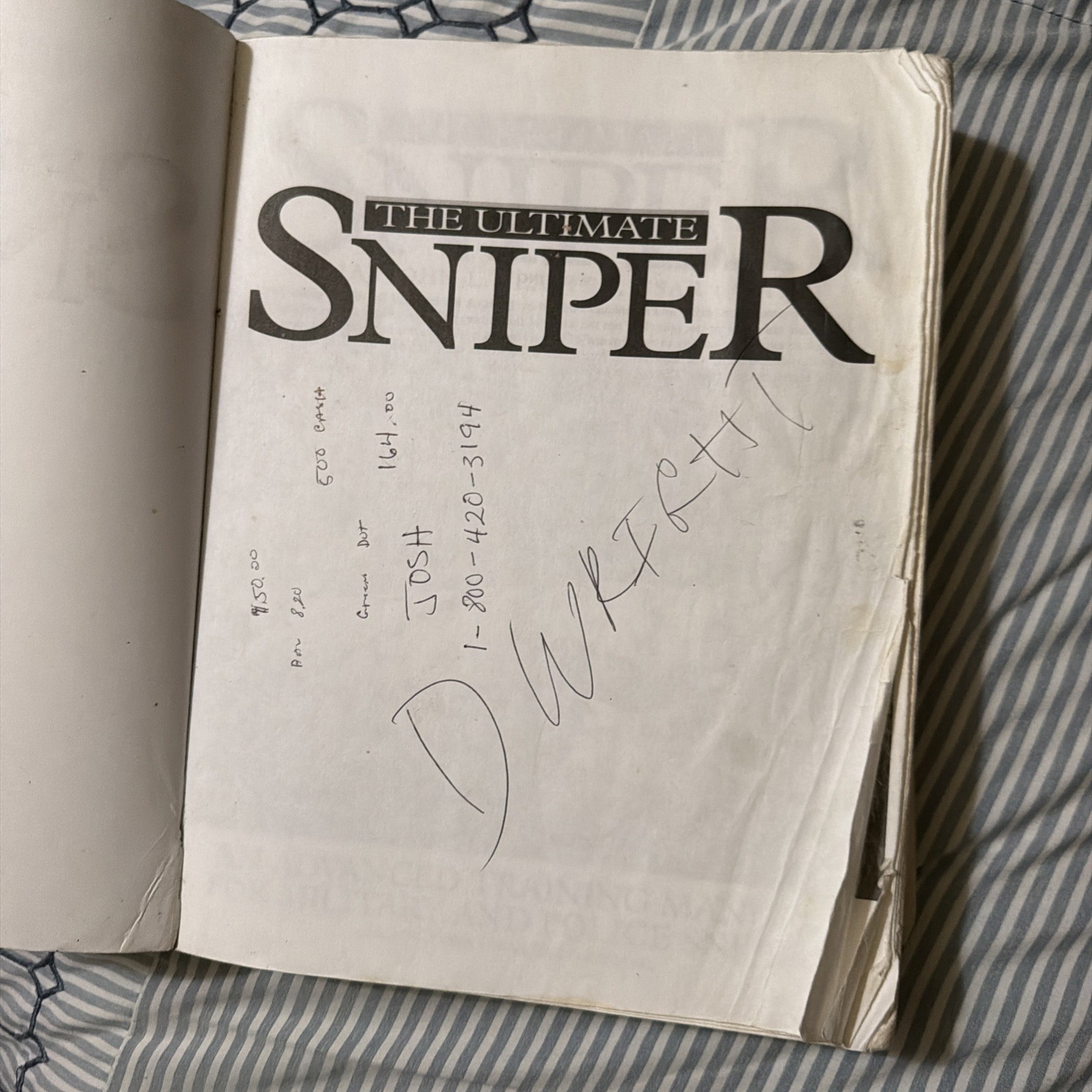 The Ultimate Sniper Updated And Expanded by Major John L. Plaster Large PB