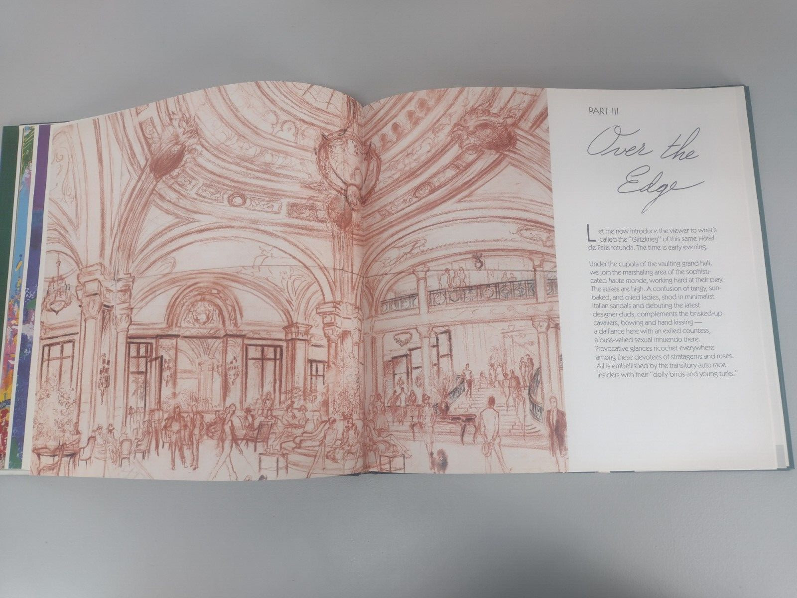 MONTE CARLO CHASE Autographed Signed LeRoy Neiman Hard Cover Book First Edition