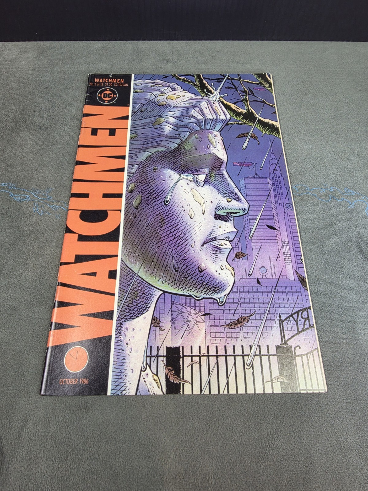 WATCHMEN #2 VF+ Alan Moore Dave GIbbons DC Comics 1986 Dr Manhattan Rorschach A1