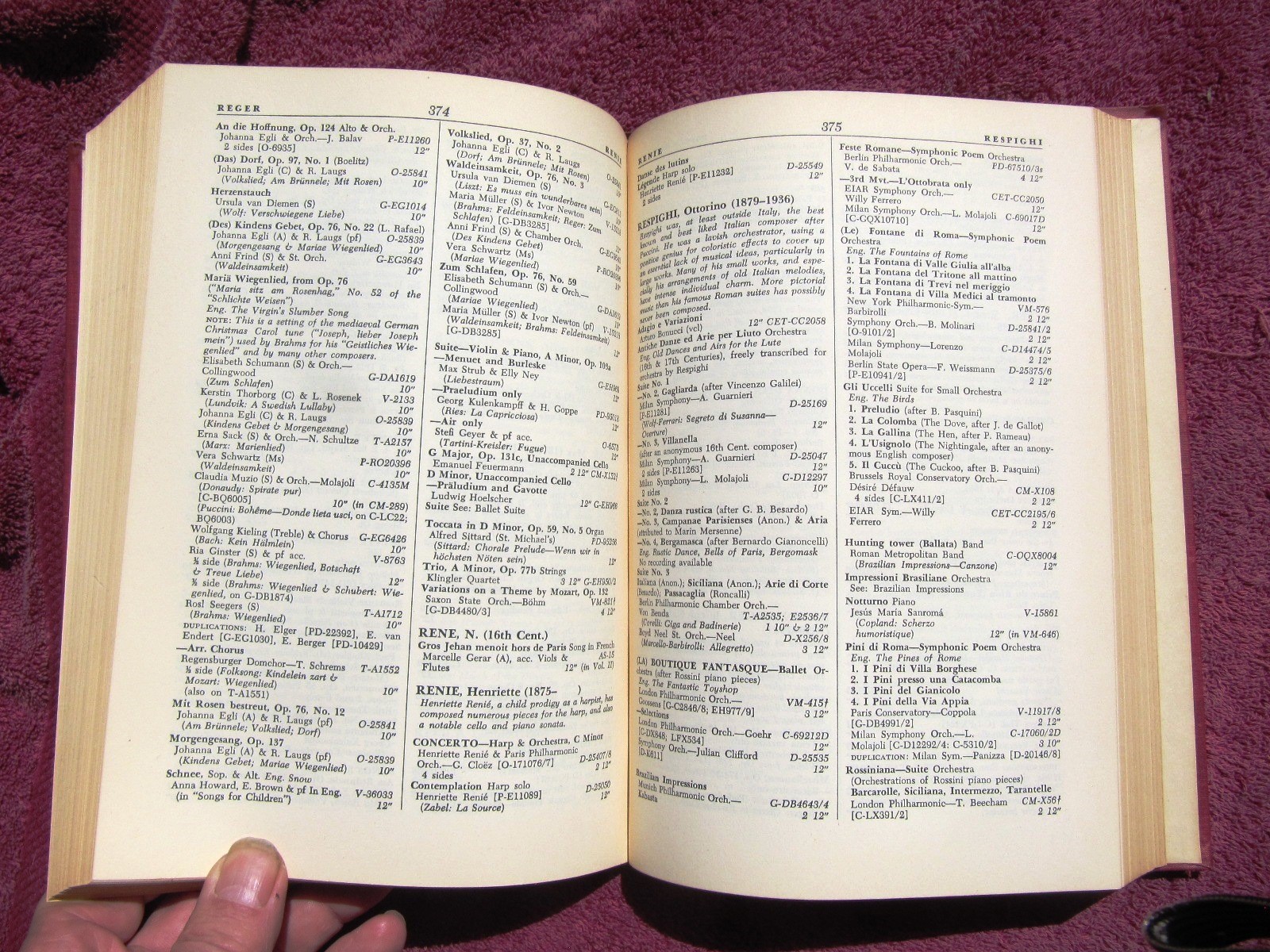 1942 GRAMOPHONE SHOP ENCYCLOPEDIA of RECORDED MUSIC Discography George C Leslie