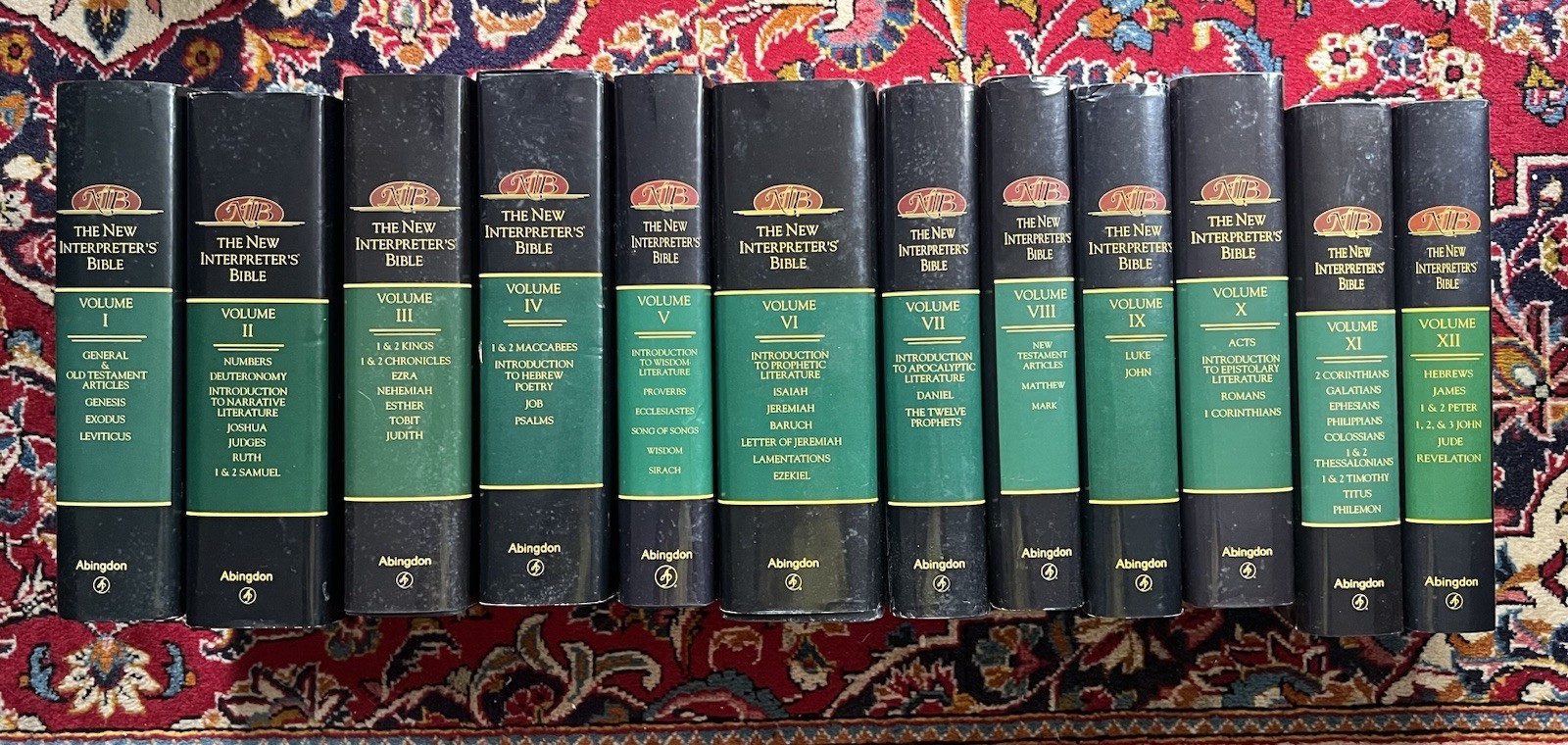 You Choose 3 Large Hardback volumes: New Interpreter’s Bible by Abingdon Press