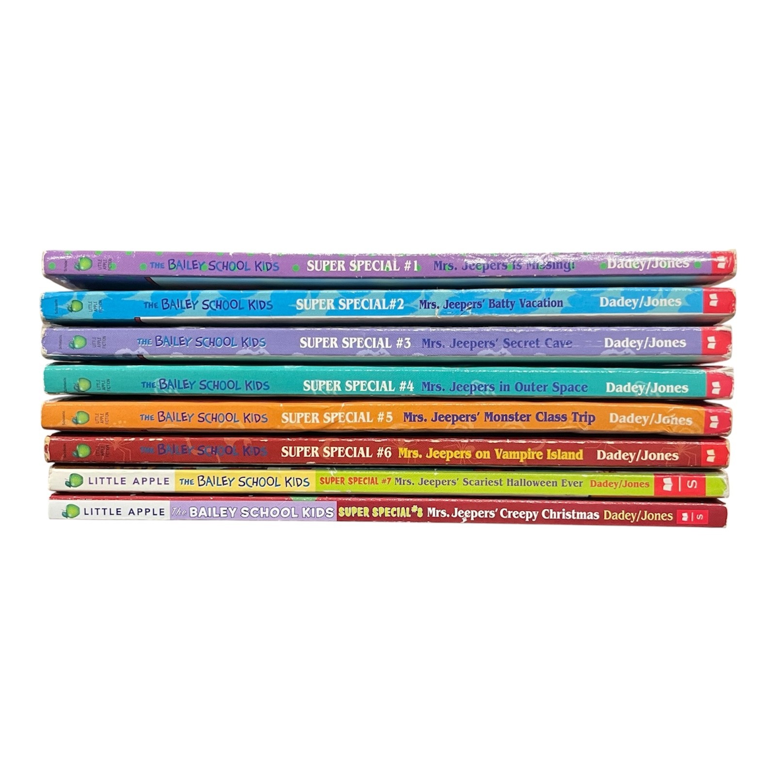 Complete Set Series Bailey School Kids Super Special Books Jeepers 1-8