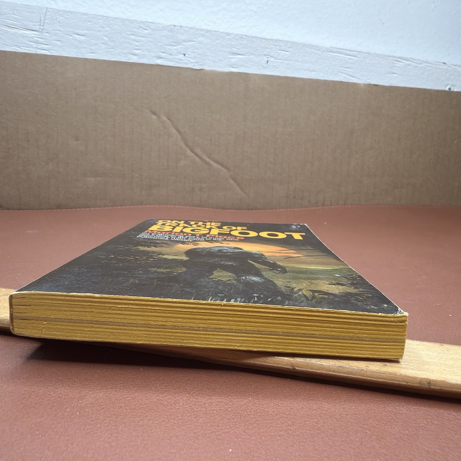 On the Track of Bigfoot by Marian T. Place Paperback 1979 Monsters Horror