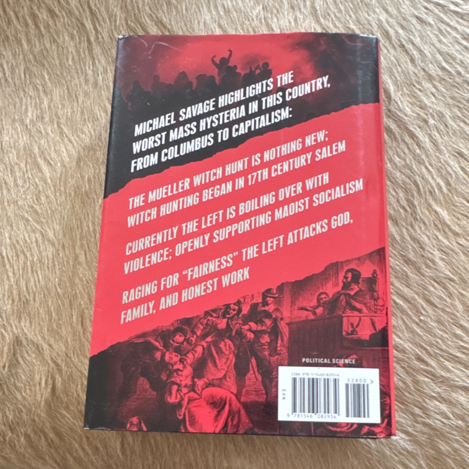 Stop Mass Hysteria by Michael Savage Hardcover 2018 Center Street Dust Jacket