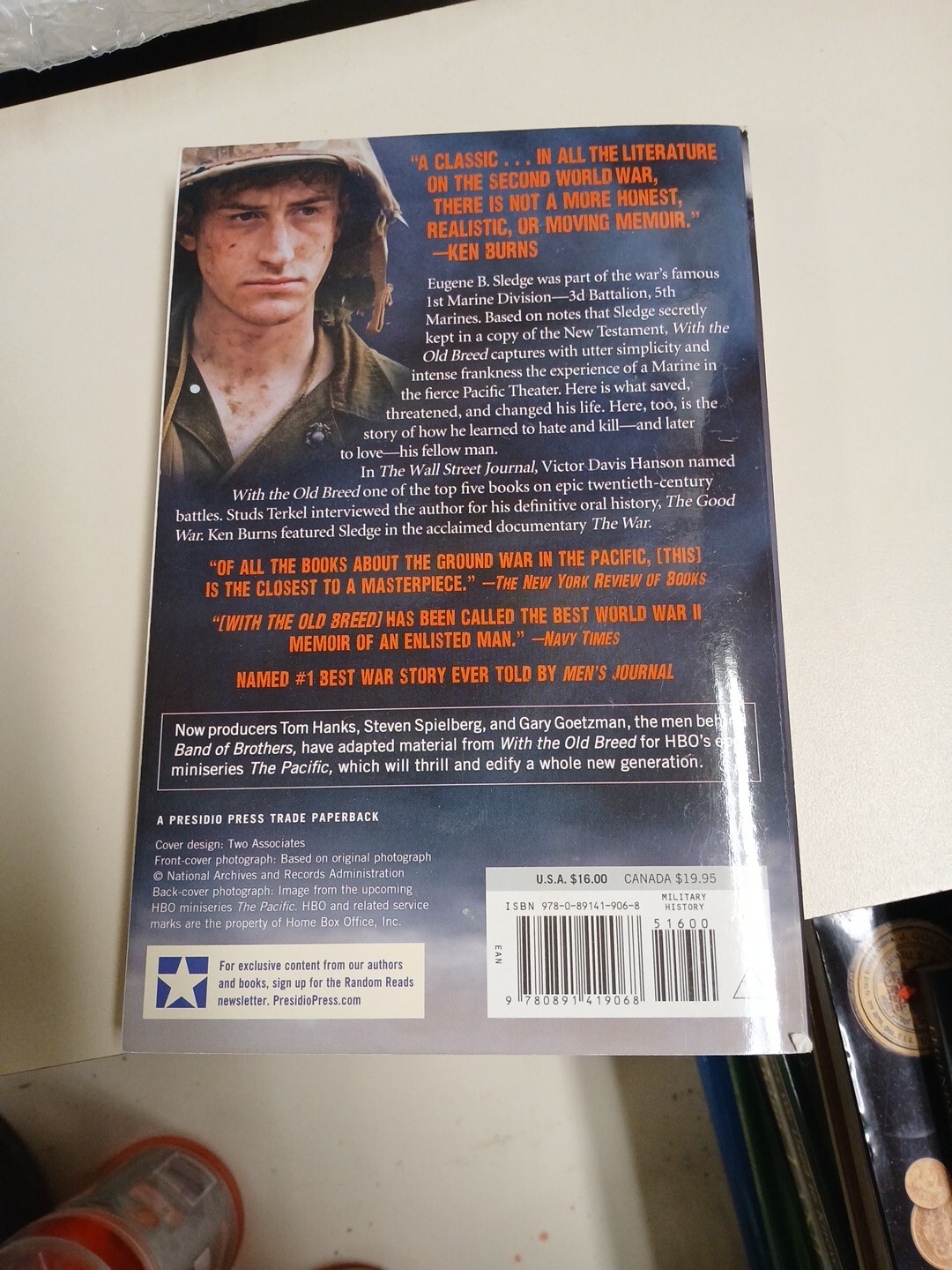 With the Old Breed by E. B. Sledge (2007, Trade Paperback, Media tie-in)