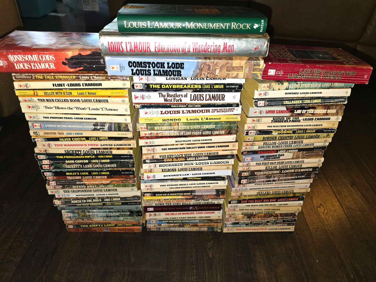 80 + Louis L’Amour Lot Of Vintage PB Paperback Books Book Lot Western