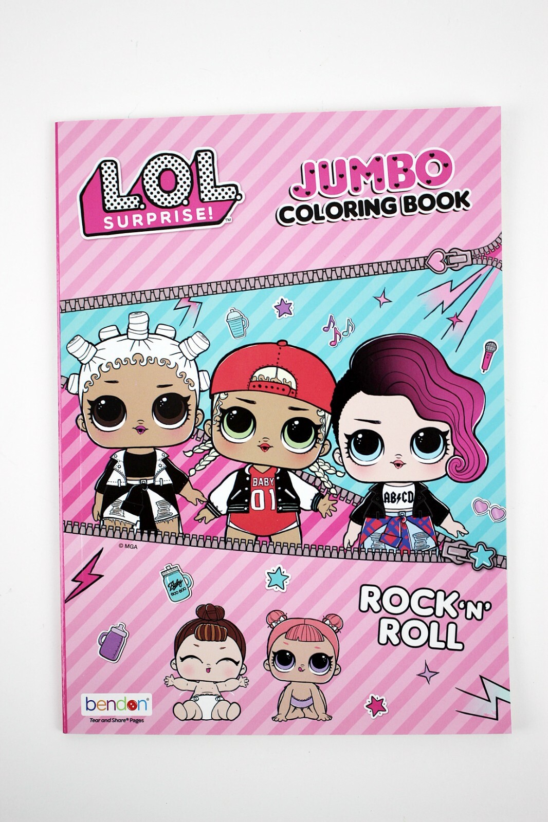 L.O.L. SURPRISE! Jumbo Coloring Book “Rock N Roll”