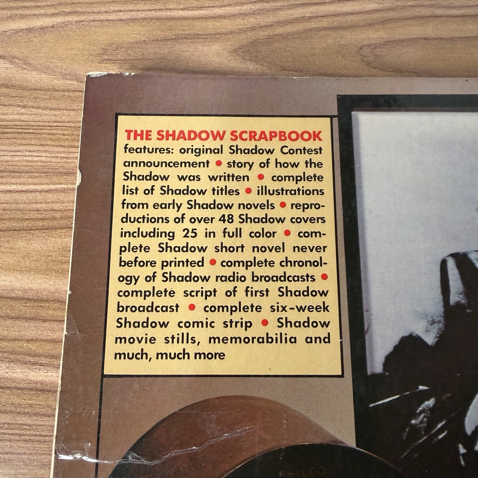 The Shadow Scrapbook Walter B. Gibson 1979 First Edition Complete Story Pulp