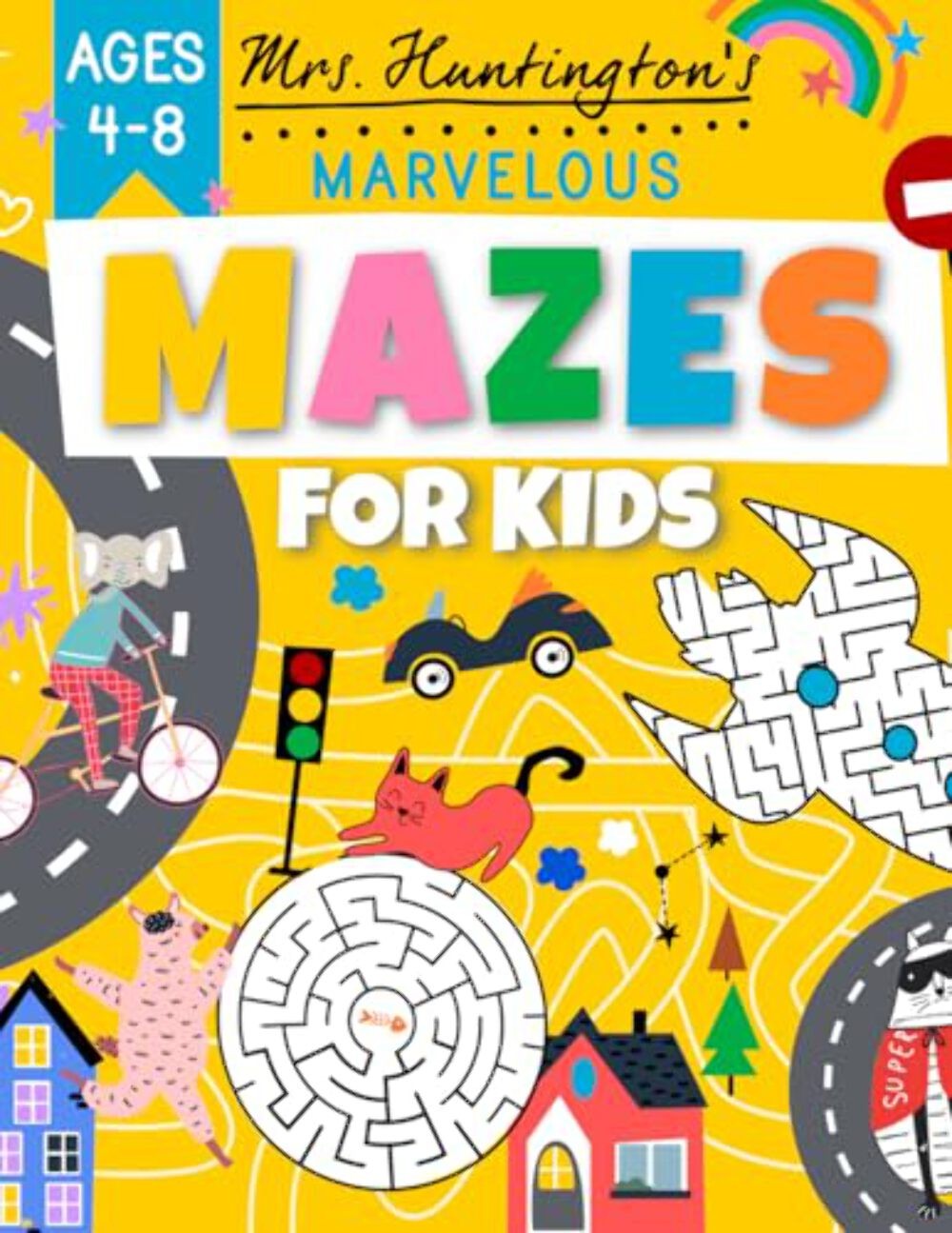 Marvelous Mazes for Kids Ages 4-8: Maze Activity Variety Puzzle Book – Paperback