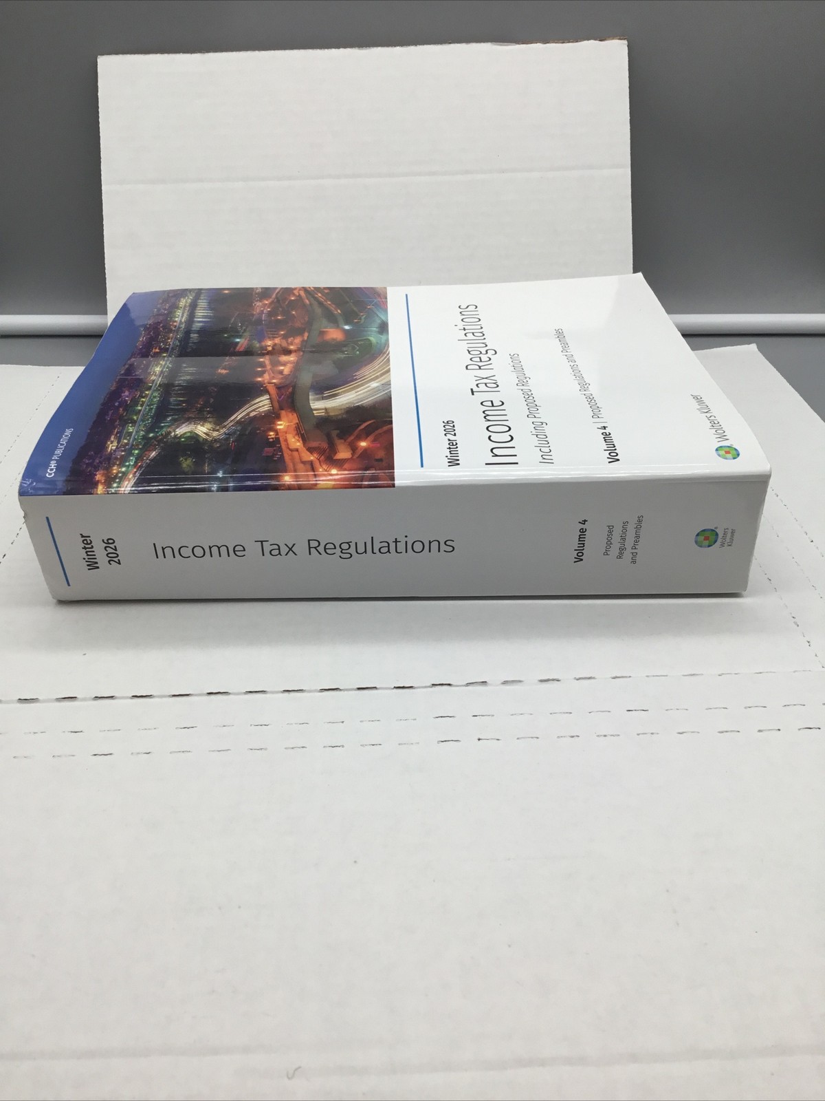 Wolters Kluwer Income Tax Regulations Winter 2026 Vol 4 PB Book ACCEPTBABLE