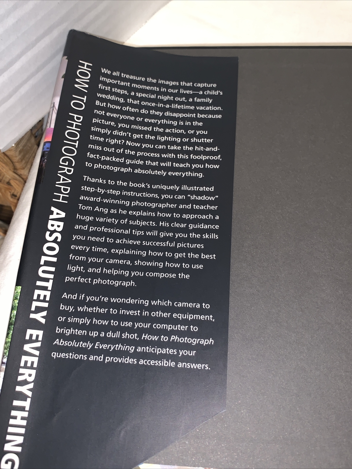 Photograph How To Absolutely Everything Tom Ang First Edition 2007 Hardcover