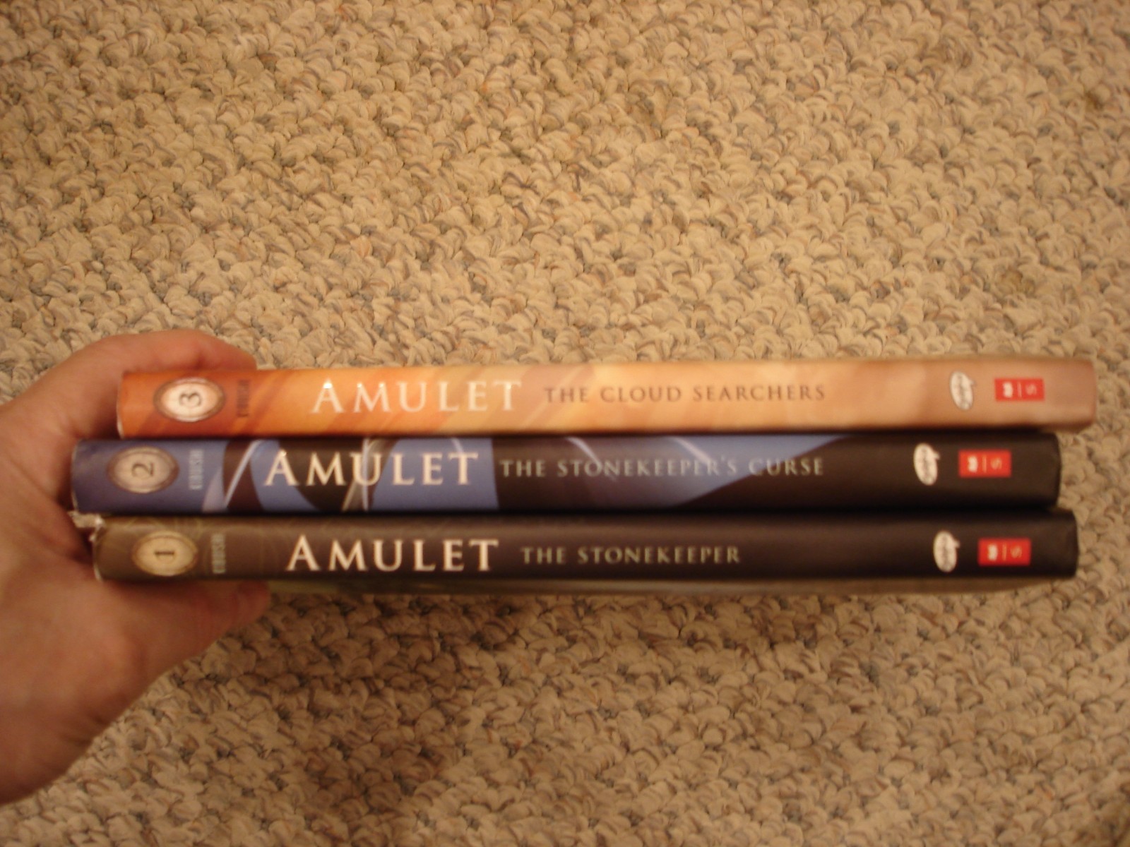 Amulet Kazu Kibuishi lot 3 hardcovers Book One Two Three 2008-2010