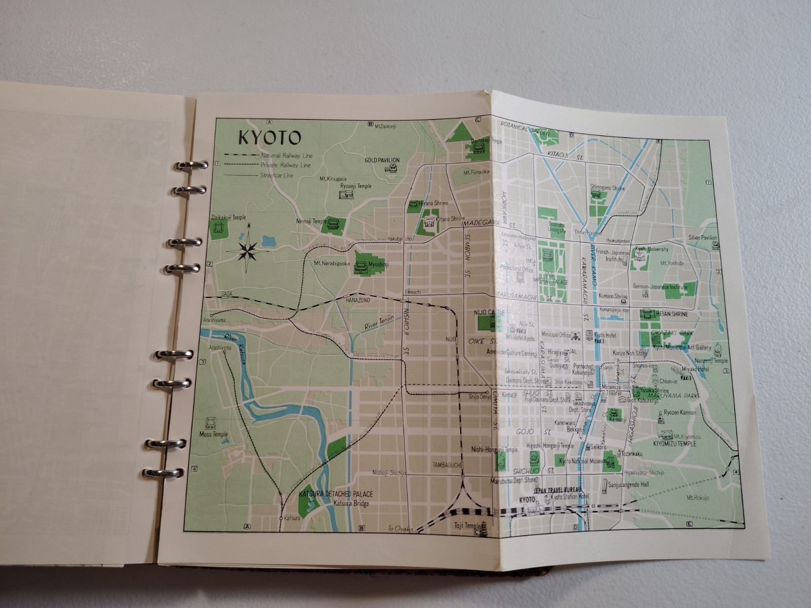 Vintage Japan Travel Bureau Itinerary Books Lot Of 2 With Map Inserts