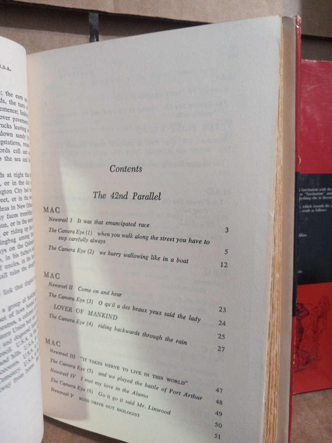 Vintage -USA by John Dos Passos – The 42nd Parallel & Nineteen Nineteen- HC