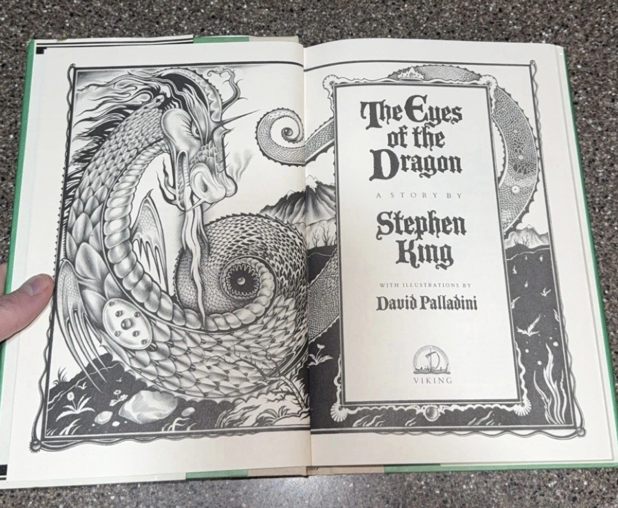 Stephen King – The Eyes Of The Dragon -FIRST EDITION FIRST PRINTING -Viking 1987