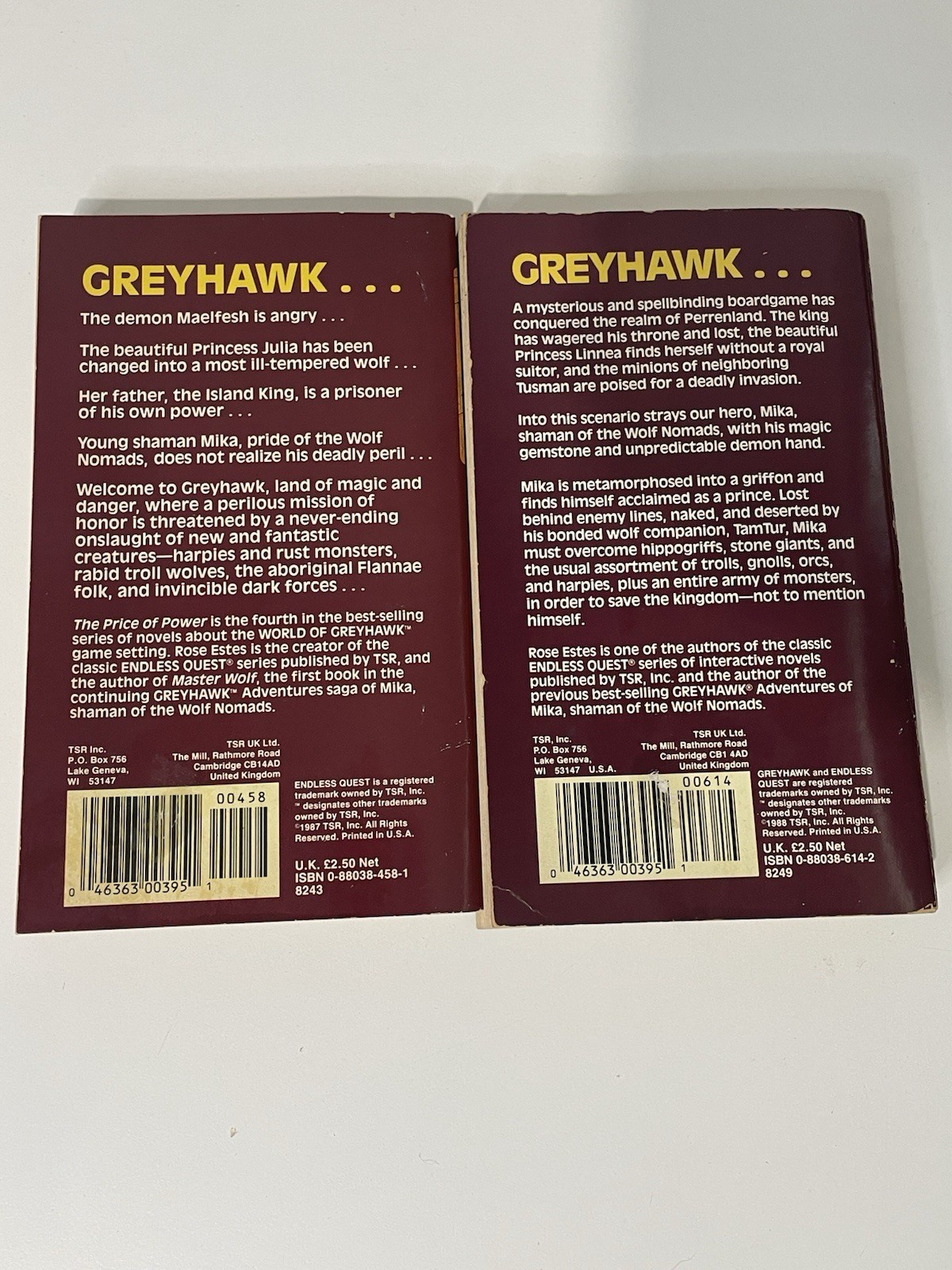 Greyhawk Adventures – The Name of the Game, Price Of Power: By Rose ESTES – PB