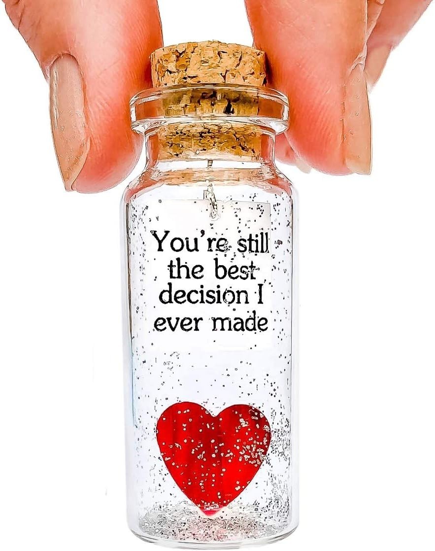 Romantic Anniversary & Valentine Present for Her & Him, Sweet Couple Gift for…