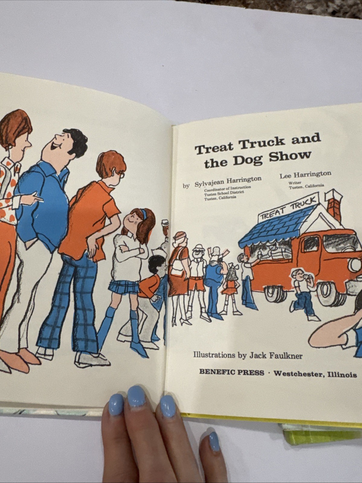 “Treat Truck”Series Lot Of 3 Books 1974 Benefic Press Easy Readers/Children’s
