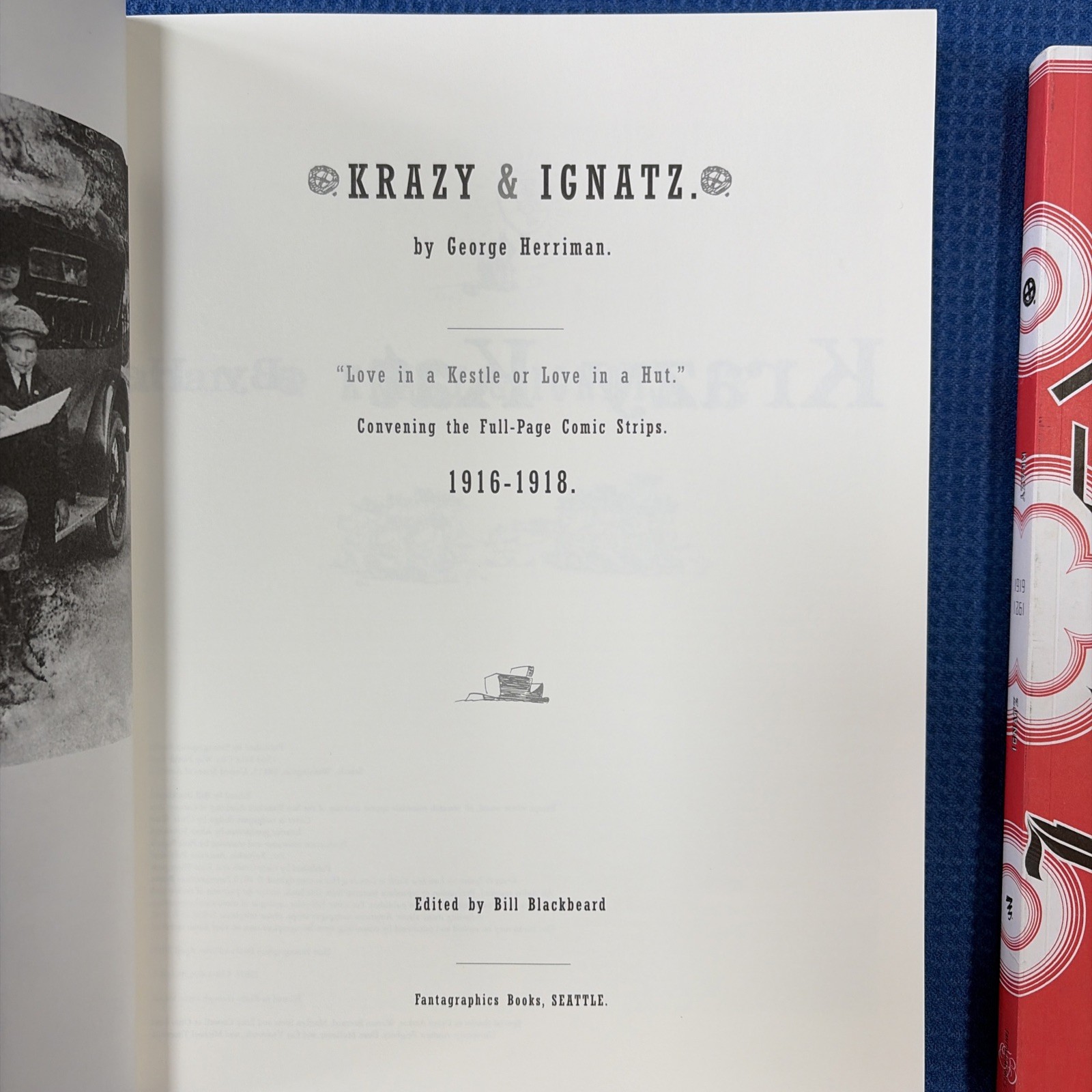 Krazy And Ignatz 1916-18 And 1919-1921; Lot Of 2; Free Ship; LB7
