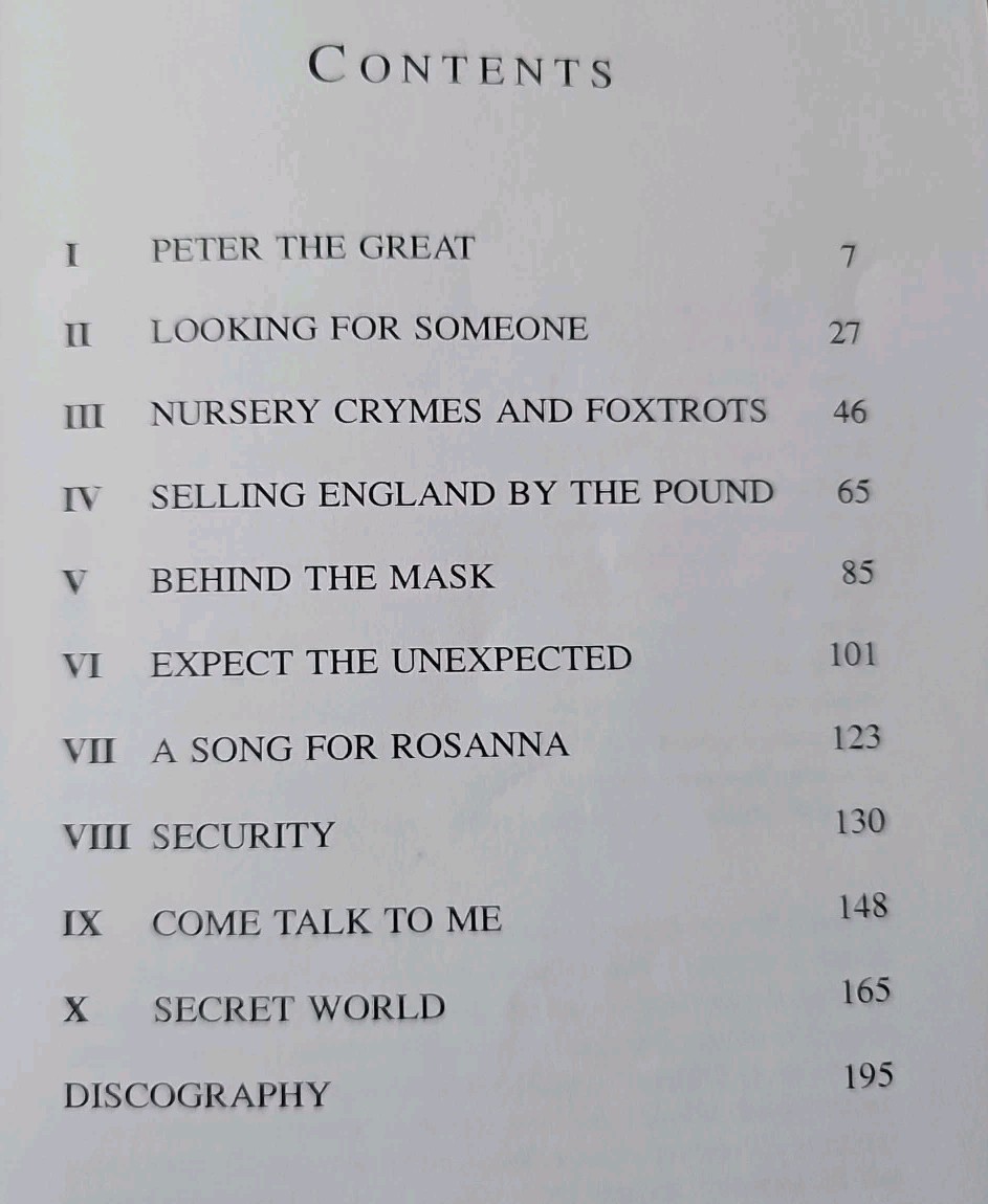 The Secret Life of Peter Gabriel by Chris Welch (1998, Trade Paperback)