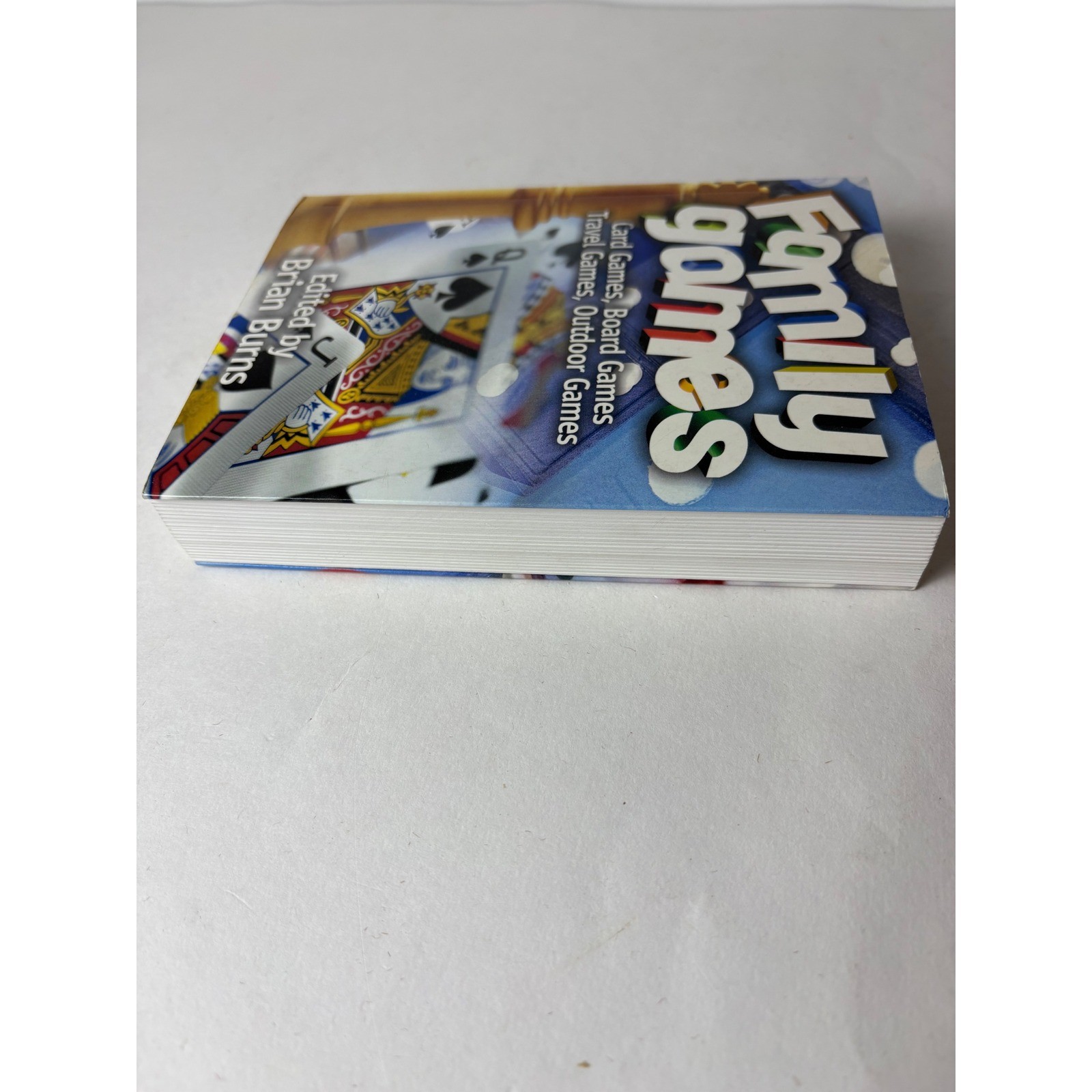 Family Games Card Board Travel Outdoor Games Paperback Book by Brian Burns