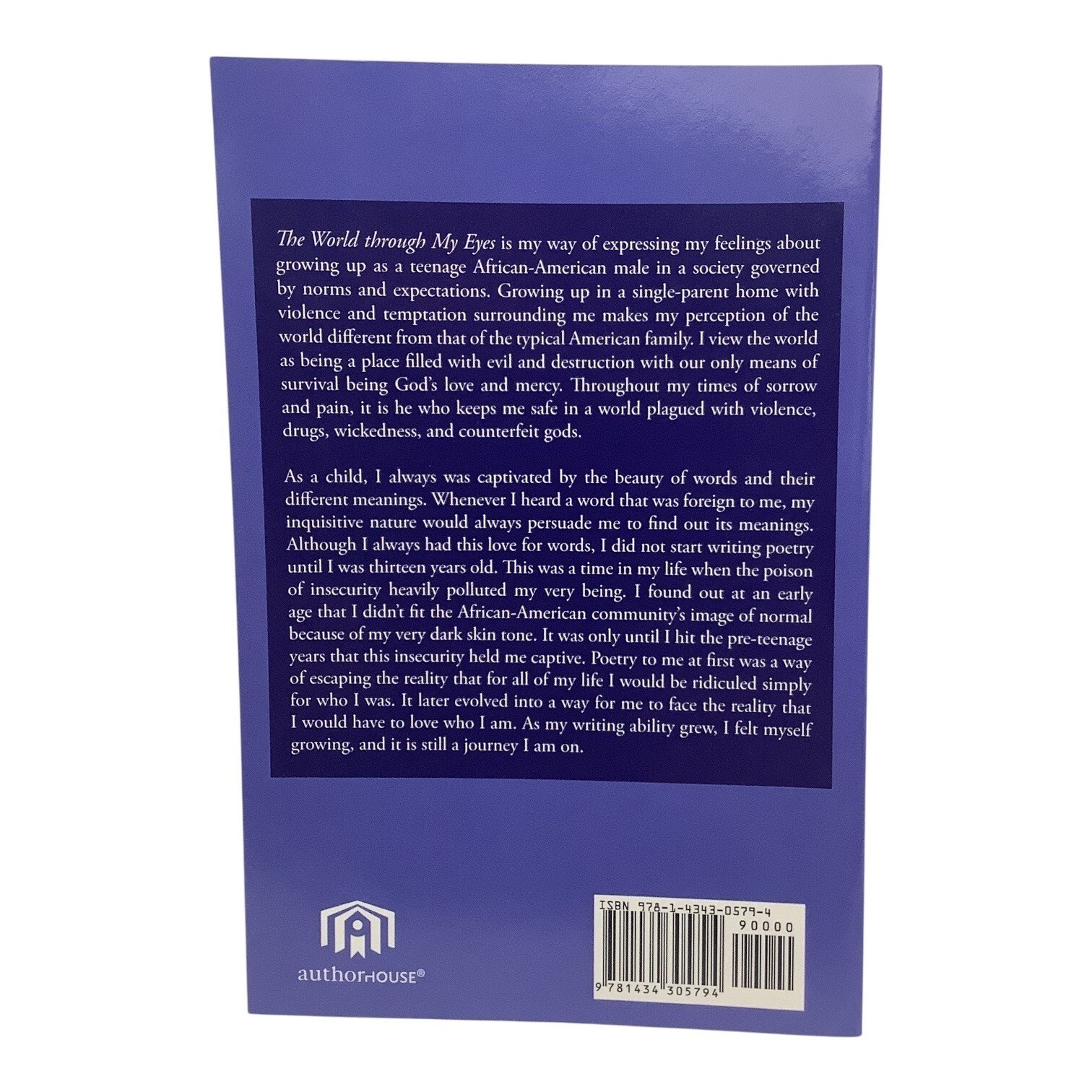 The World Through My Eyes By Najee K. Carter 2007 Paperback