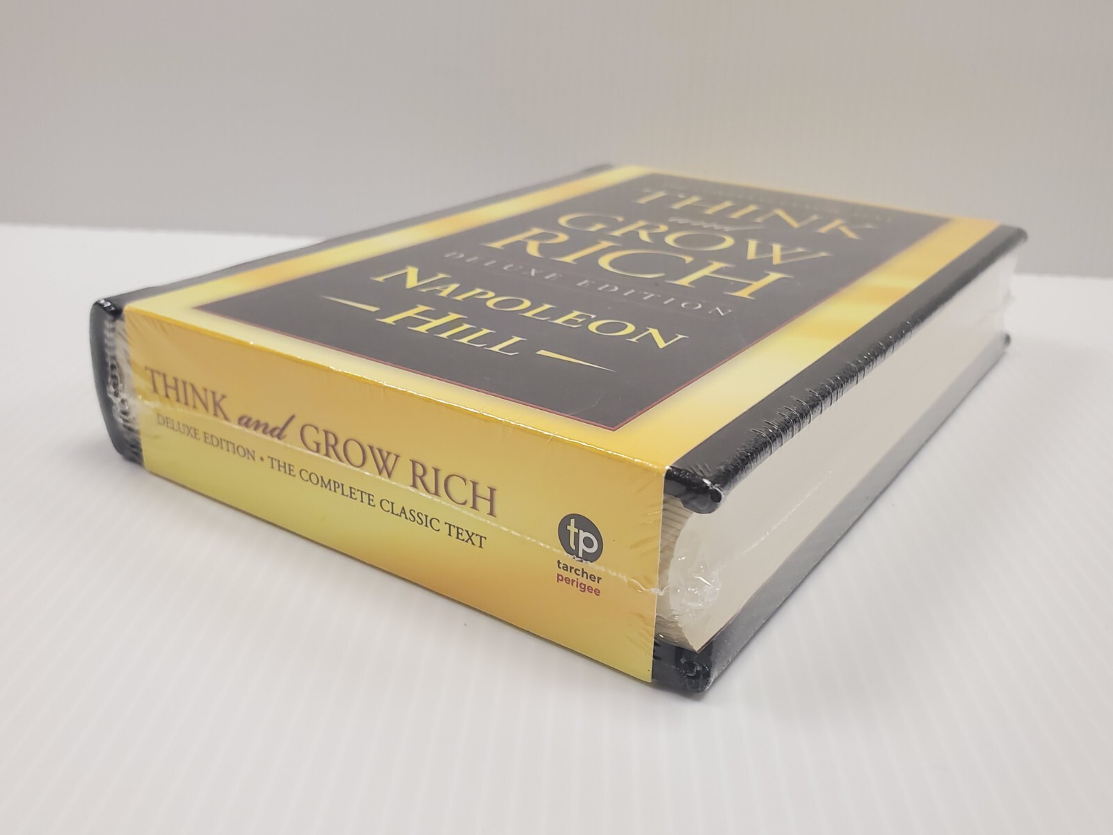 Think and Grow Rich HC Book Deluxe Edition Vegan Leather Napoleon Hill Sealed
