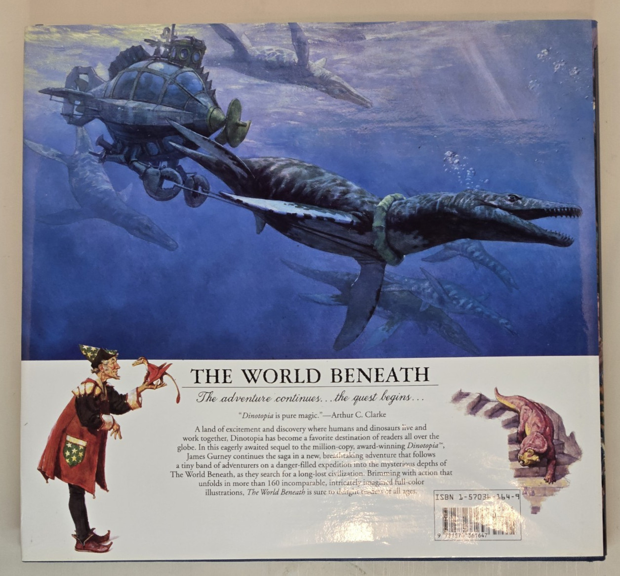 Dinotopia: The World Beneath 1st Edition/Printing Hardcover James Gurney 1995