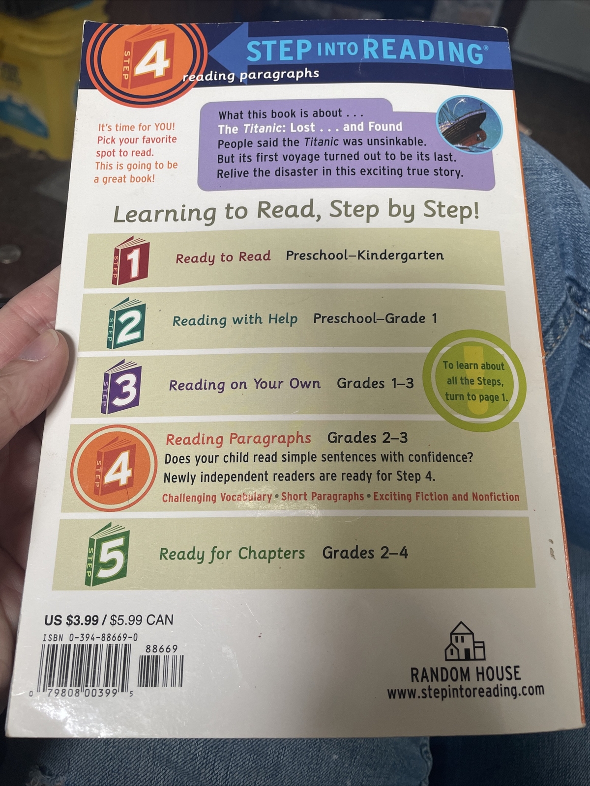 Step into Reading Ser.: The Titanic: Lost and Found by Judy Donnelly (1987,…