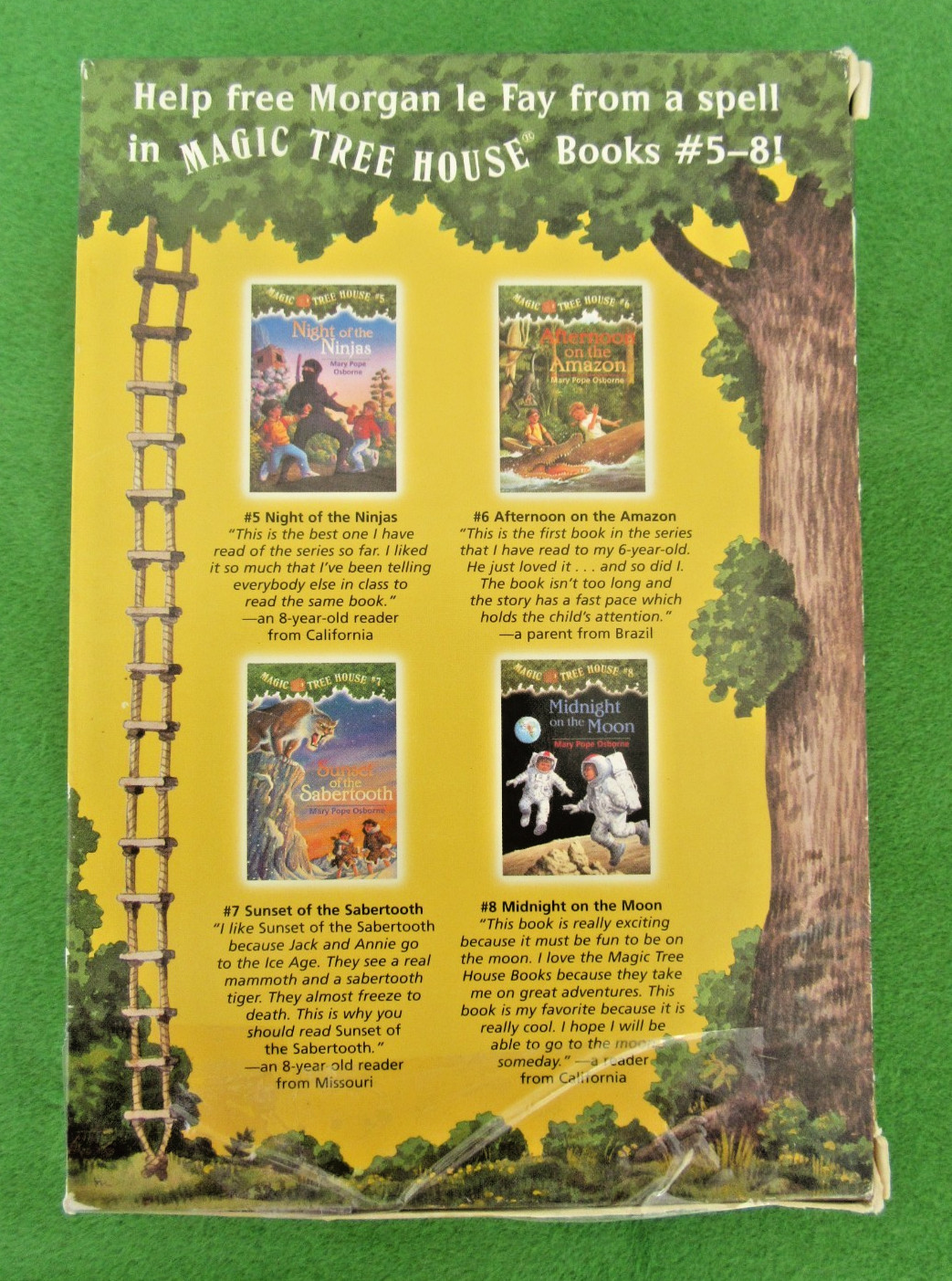 MAGIC TREE HOUSE BOX SET BOOKS #5-8 BY MARY POPE OSBORNE – TRADE PB; 2002