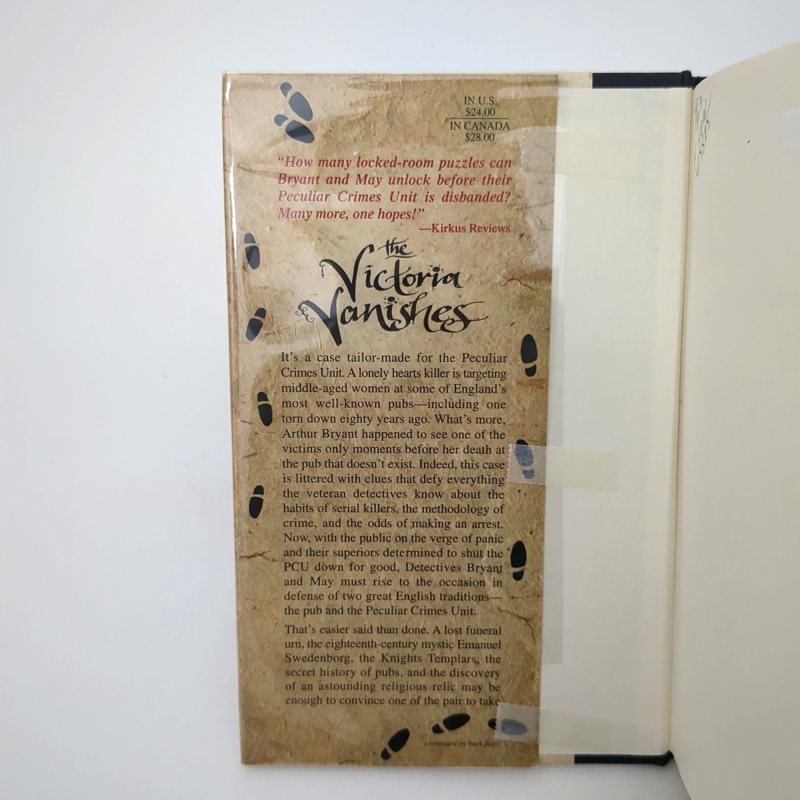 The Victoria Vanishes Peculiar Crimes Hardcover Book Christopher Fowler 2008