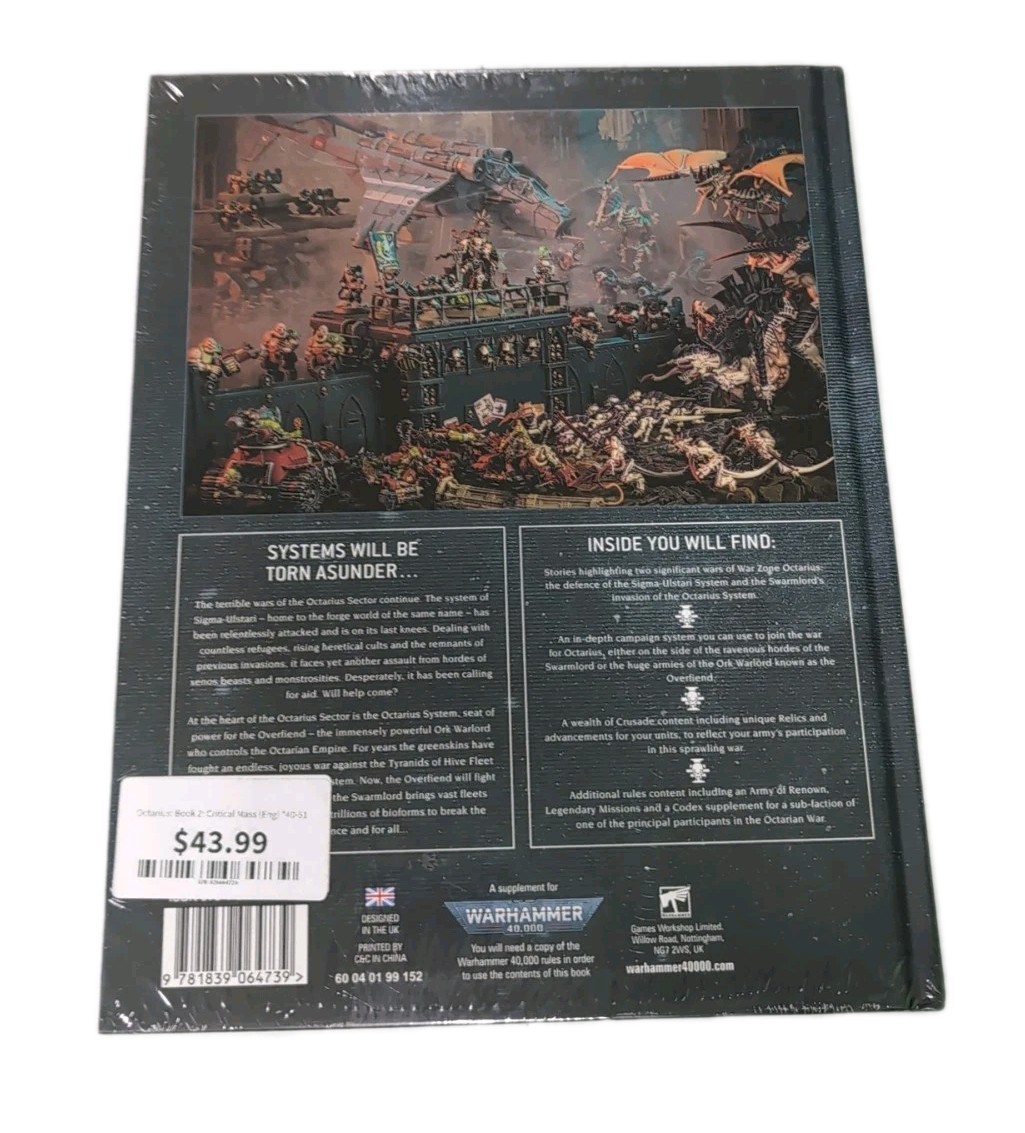 War Zone Octarius: Book 2 – Critical Mass (Warhammer 40,000 40k) Games Workshop