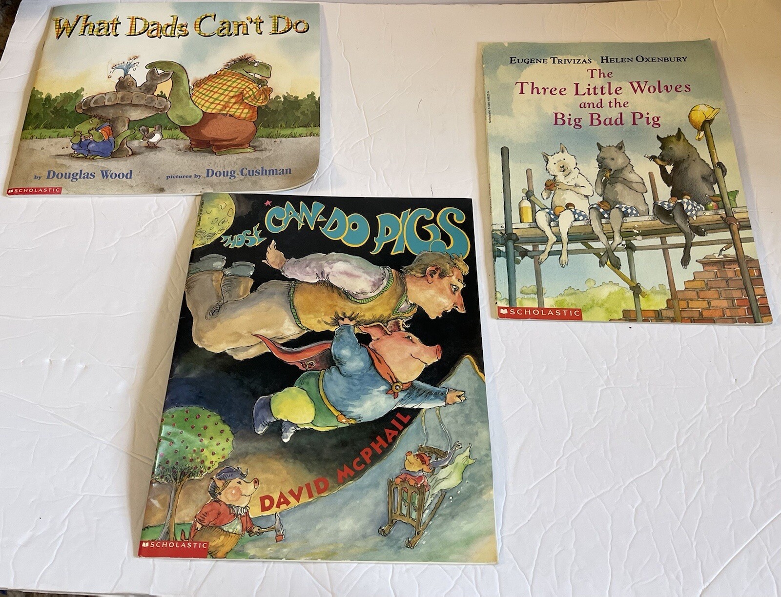 SCHOOLASTIC BOOK LOT OF 3 VINTAGE STORIES 3 PAPERBACK BOOKS