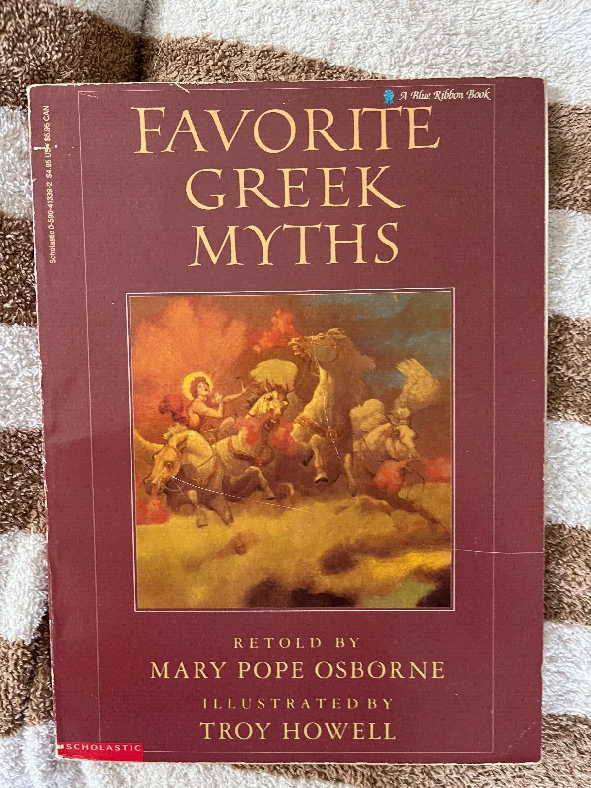 Favorite Greek Myths – Hardcover By Osborne, Mary Pope