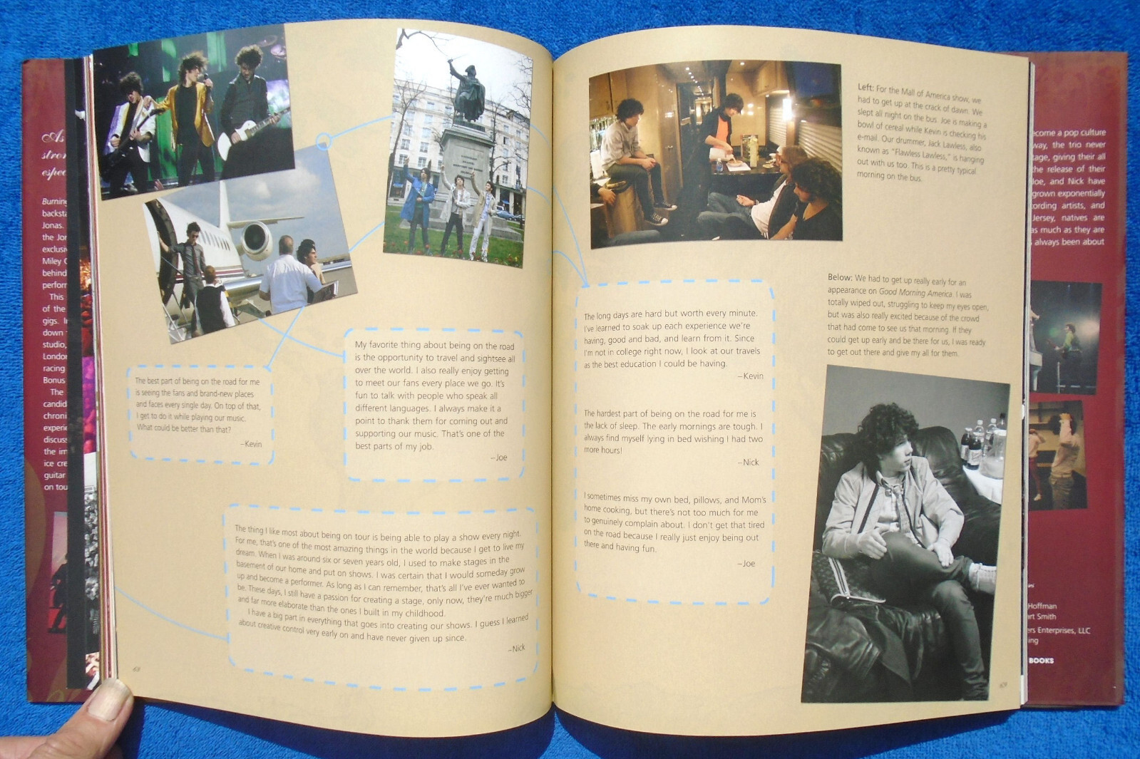 JONAS BROTHERS “Burning Up” ©2008 Hardcover 146 pages New Condition