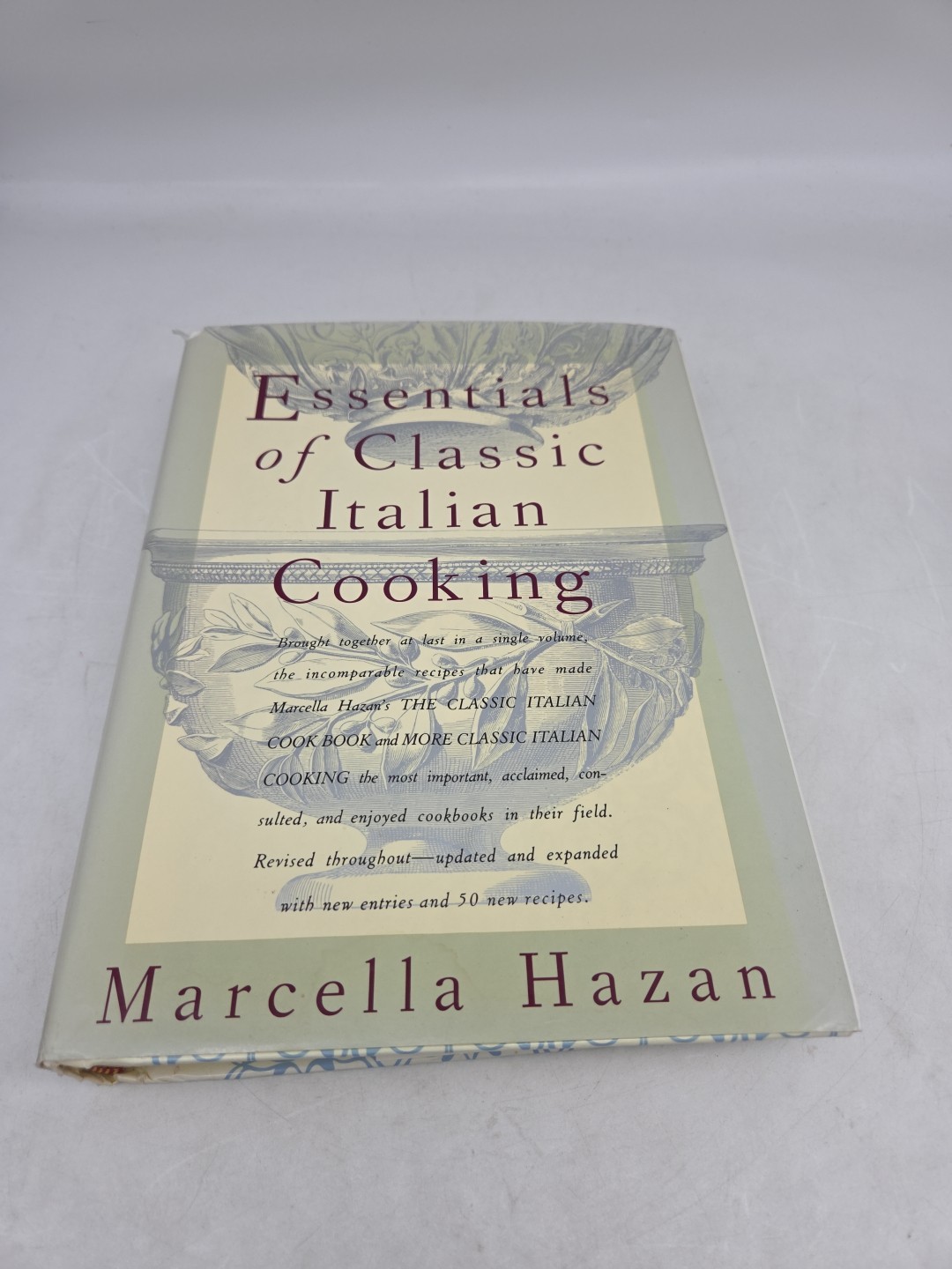 Marcella Hazan Essentials of Classic Italian Cooking (2000, LATER PRINT, HCDJ)
